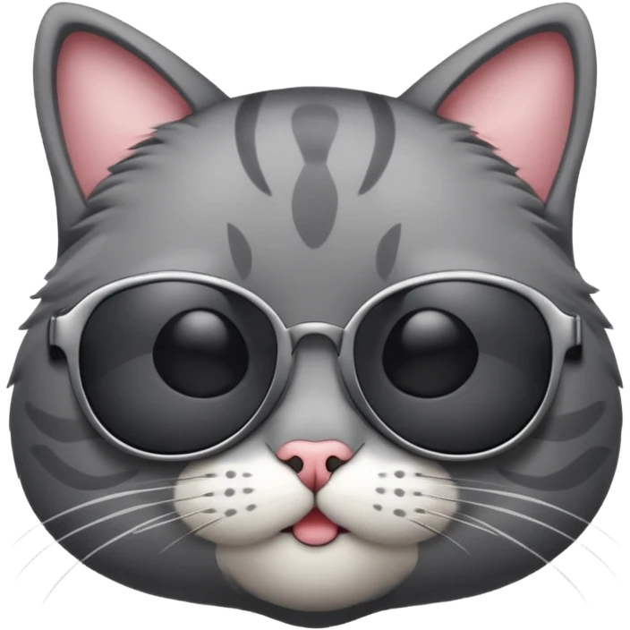 Cat wearing sunglasses emoji
