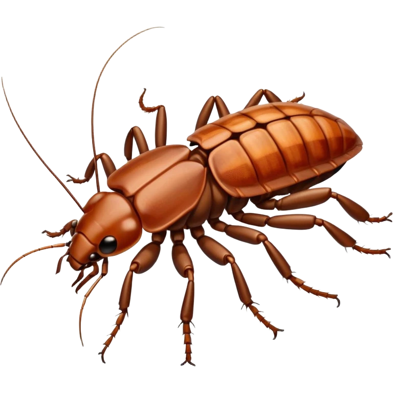 dead female cockroach emoji
