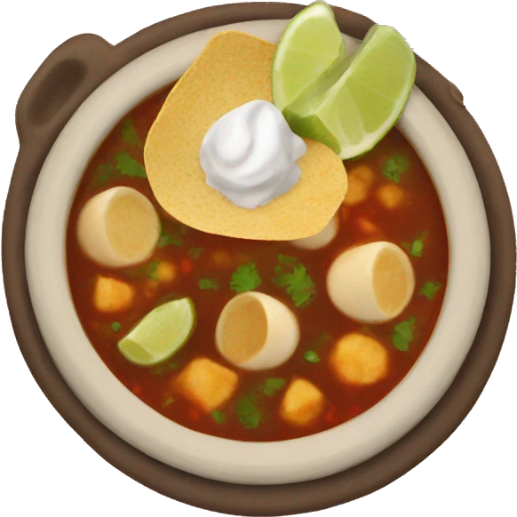 Pozole soup emoji
