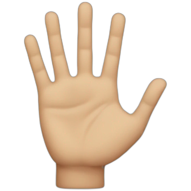 Hand emoji