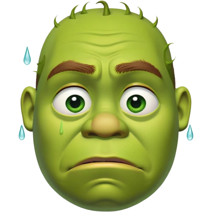 Shrek cries  emoji