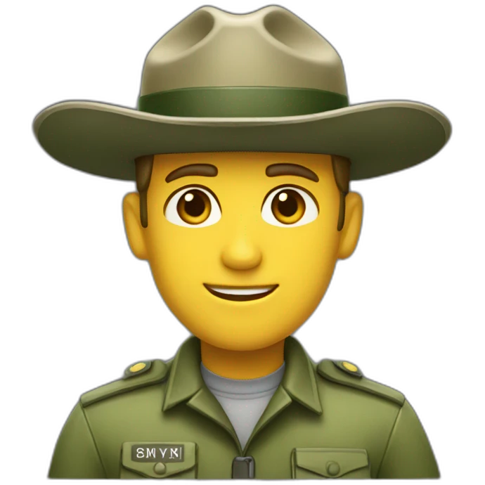 male marine park ranger emoji