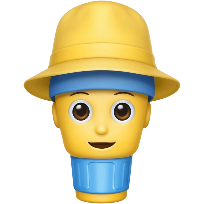 drink holders with hat emoji