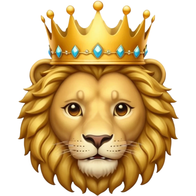lion face with a crown emoji