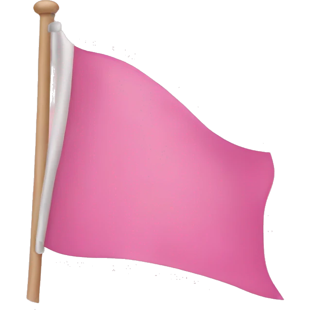Pink flag emogy emoji