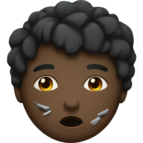 Black broken heart  emoji