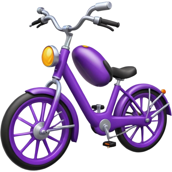 eggplant on a bike emoji