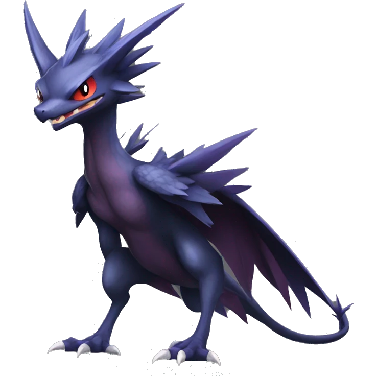Edgy Cool Nargacuga-Noivern-Pokémon Full Body emoji