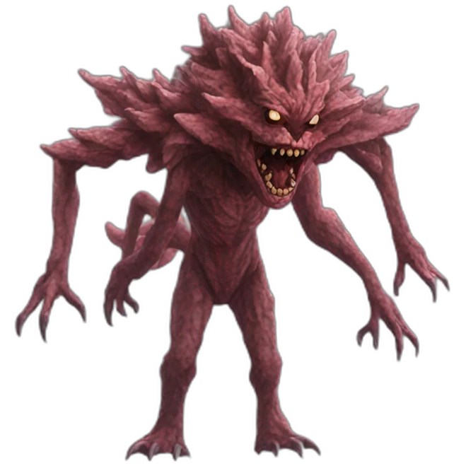 demogorgon monster stranger things emoji