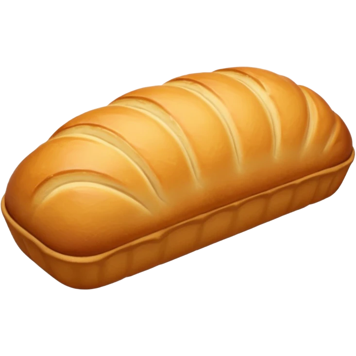 
Madeleine bread. without tail detail. long shape emoji