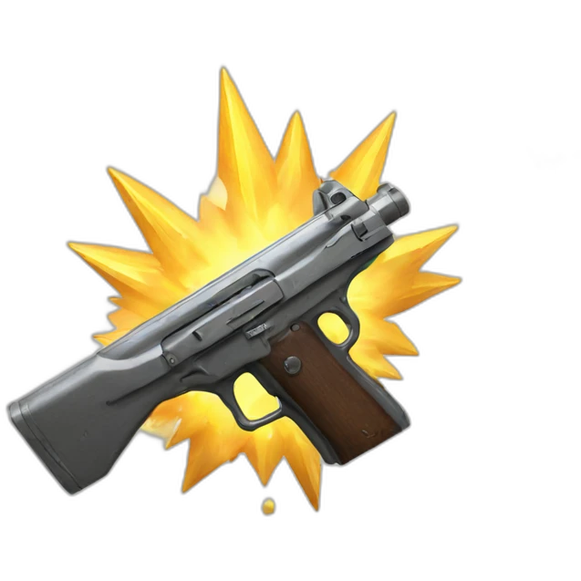 9mm Projectile hitting unicorn emoji