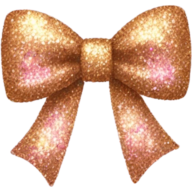 Glitter bow emoji