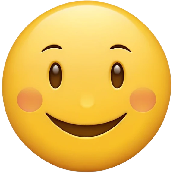Smile face emoji