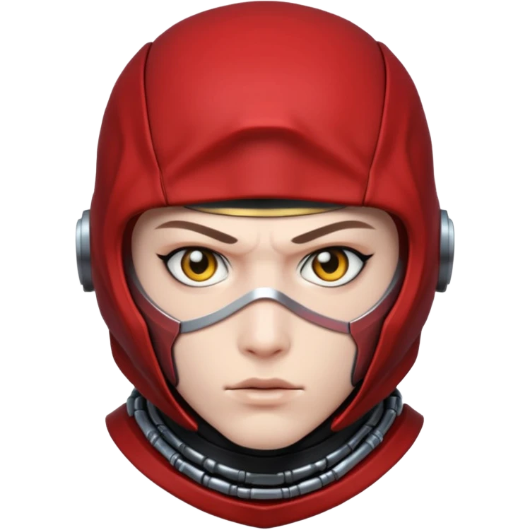 cyborg ninja face emoji