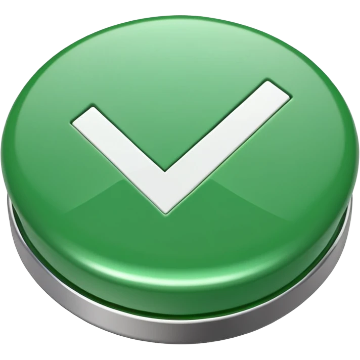 Check Mark Button replace Check Mark with number 165 emoji