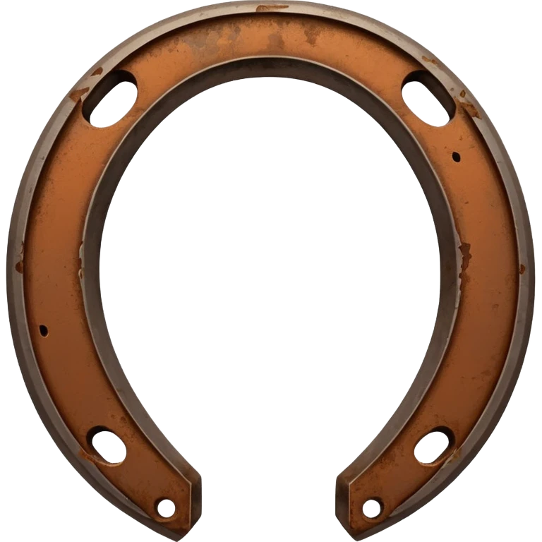 Small pair of brown horseshoes  emoji