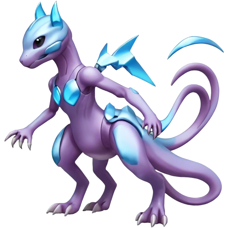  Cool Edgy Shiny Legendary Mewtwo-Digimon-Genesect-Palkia-hybrid full body emoji