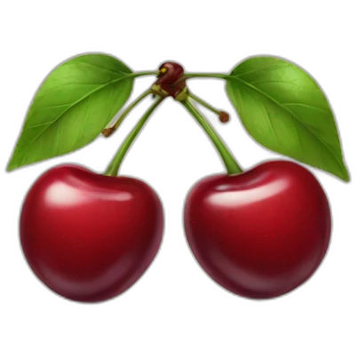 big pair of cherries emoji