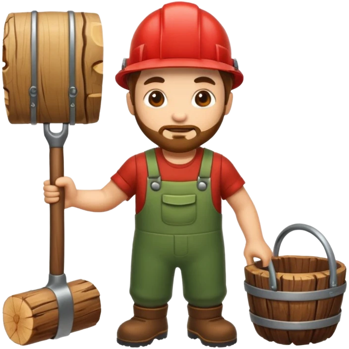 woodcutter emoji