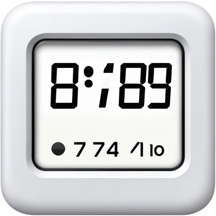 7:40 emoji