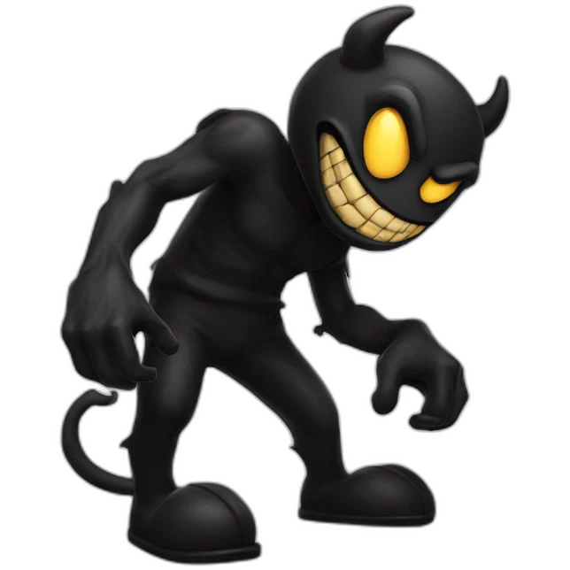 Bendy the ink demon emoji