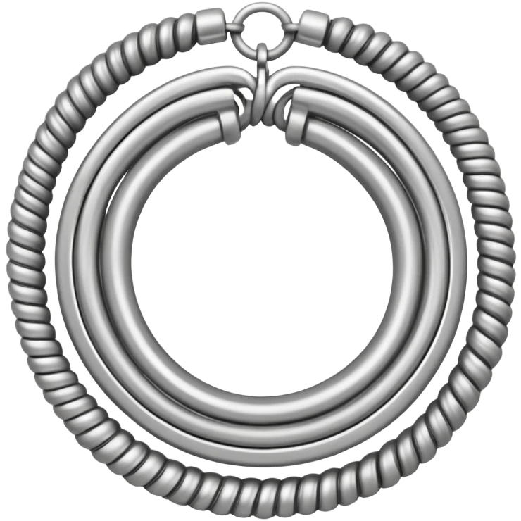 Necklace (coiled) – Antique Silver, width and height of image must be equal emoji