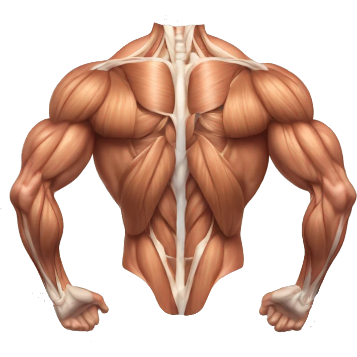 Human anatomy deltoid muscle emoji
