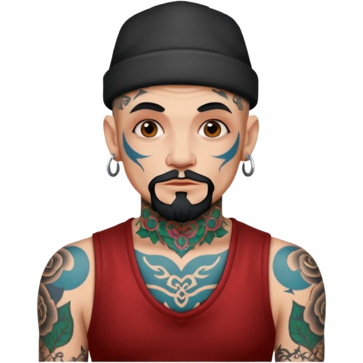 tattooed folk tattoo artist eccentric emoji