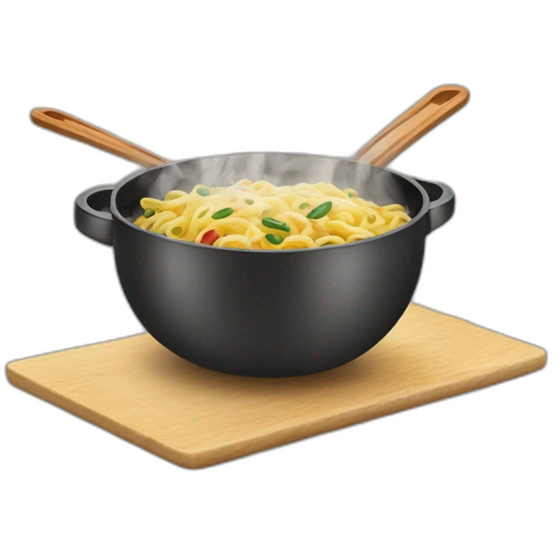 Nouilles sautées à la thaïlandaise emoji