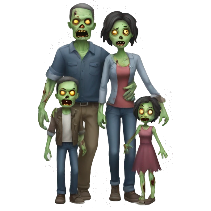 zombie family emoji