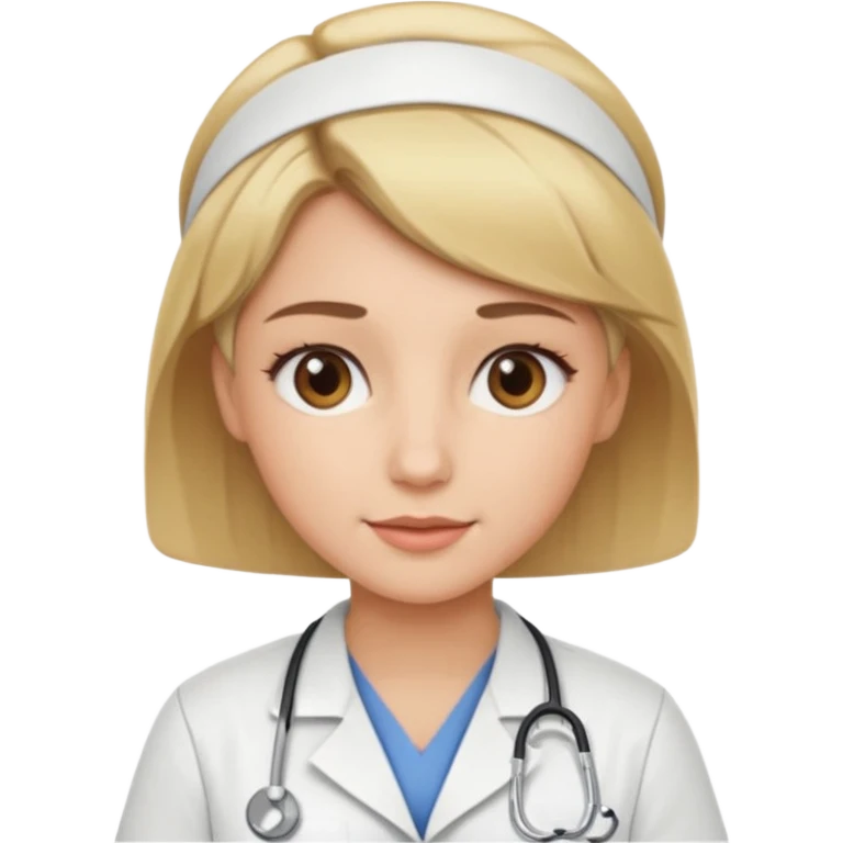 Hot nurse blonde wild short hair, Brown-blonde highlights 
 emoji