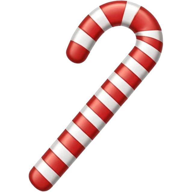 Christmas candy cane emoji
