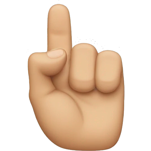 thumb finger down emoji