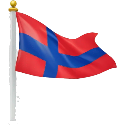 Drapeau français avec croix de lorraine  emoji