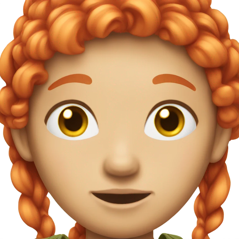 Fairy red hair emoji