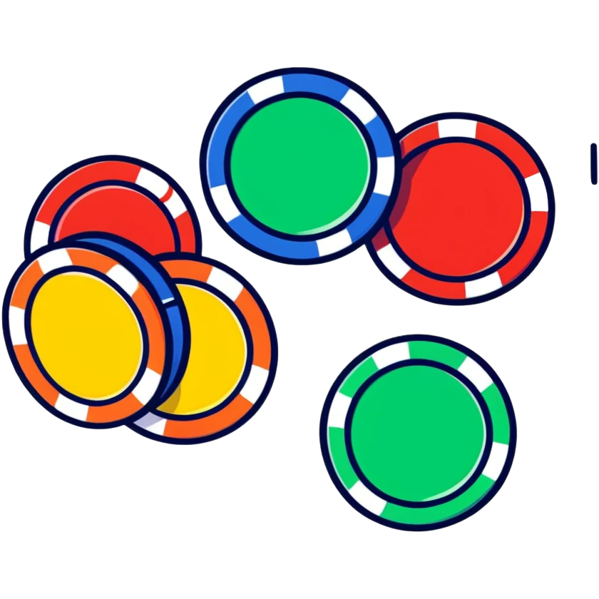 poker chip stack emoji