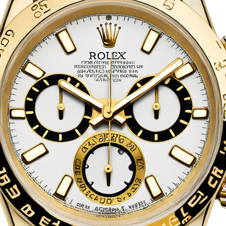Rolex Daytona gold emoji