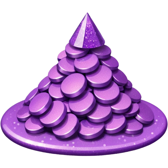 glitter purple hospital emoji