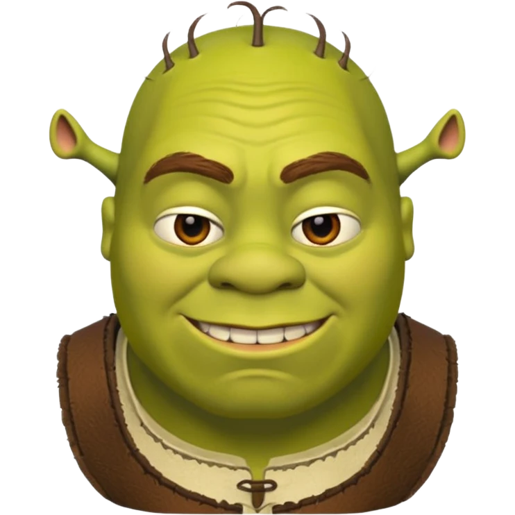 Shrek asombrado emoji