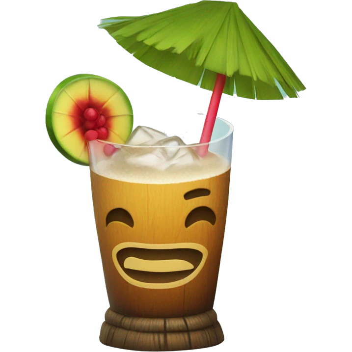 tiki cocktail emoji