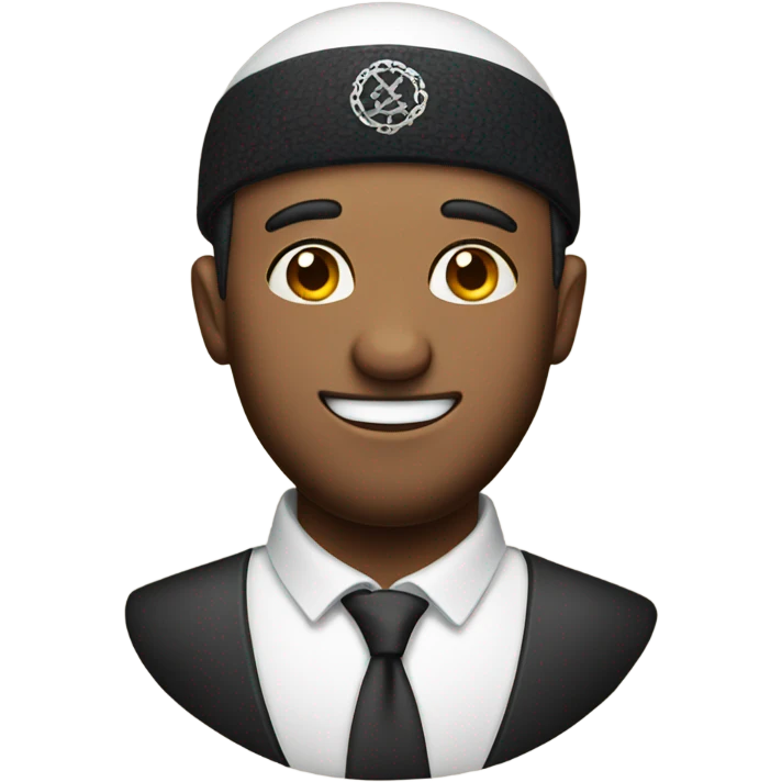 Man with kippah emoji