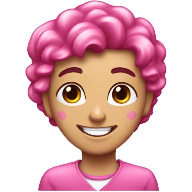 Corazon rosa con brillos emoji