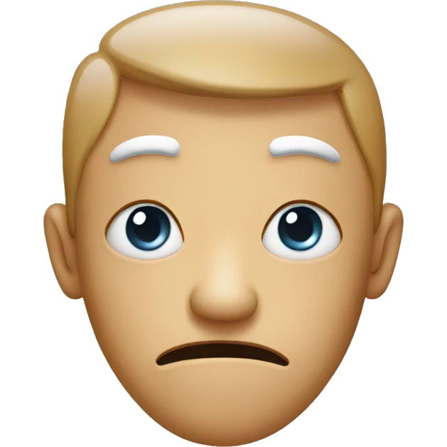 Emoji grimacing with wi eyes emoji