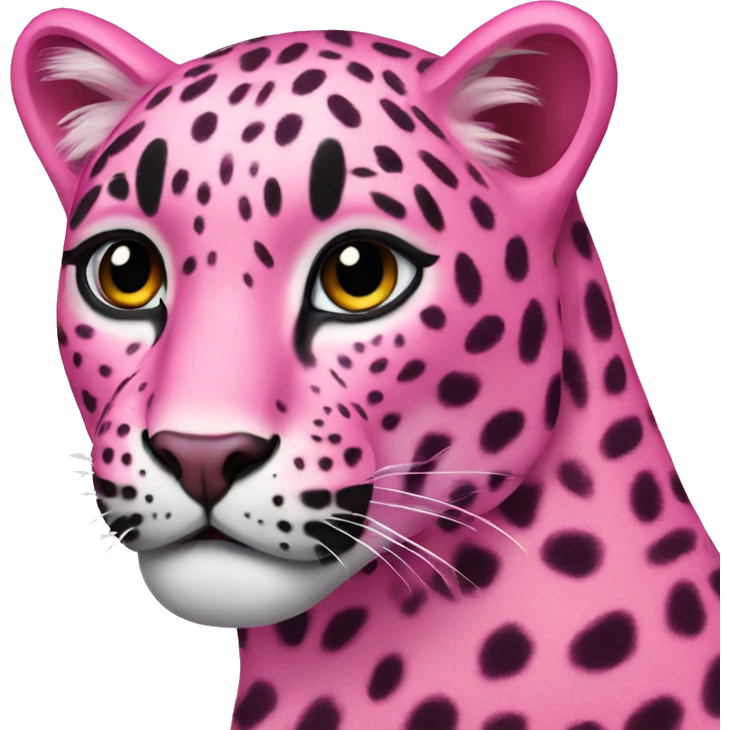 pink leopard emoji