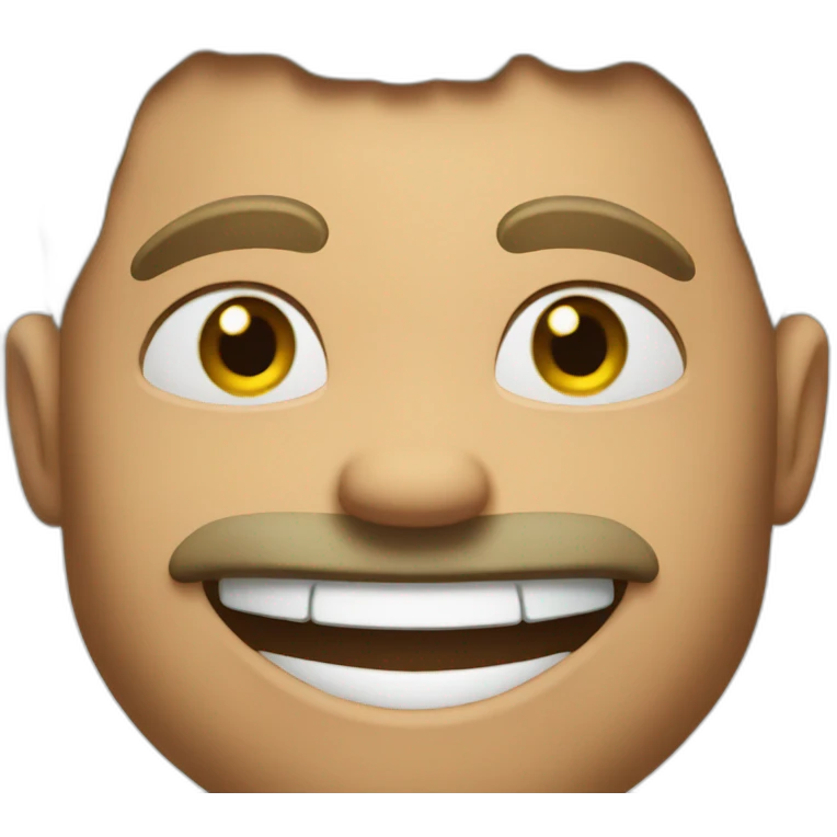 bodybuilder smile emoji