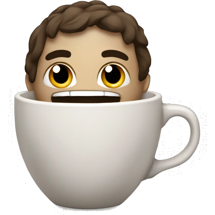 Teetasse mit Kaka  emoji