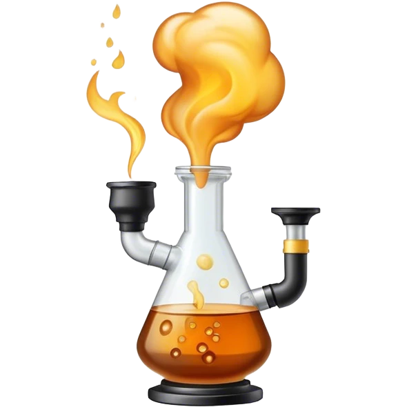 dab rig being smoked emoji