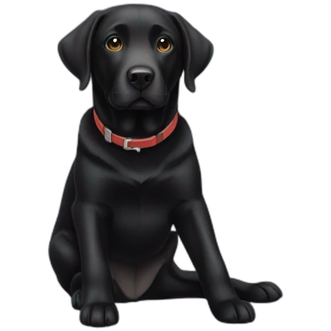 black labrador retriever emoji