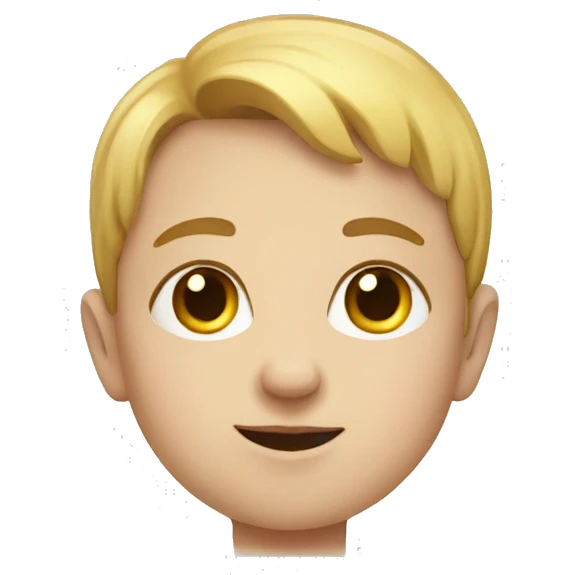a measuring child emoji