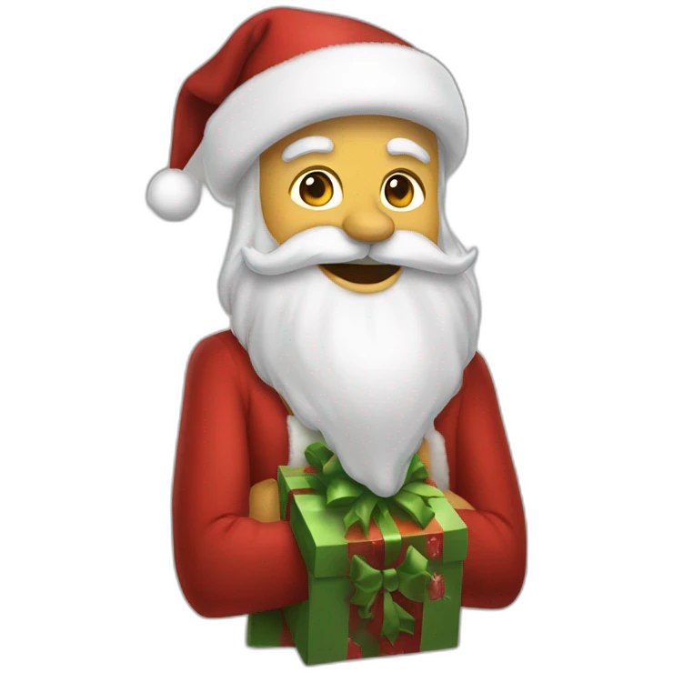 Papa Noel rock emoji